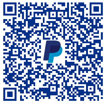 QR Code image for smart phones to donate using PayPal