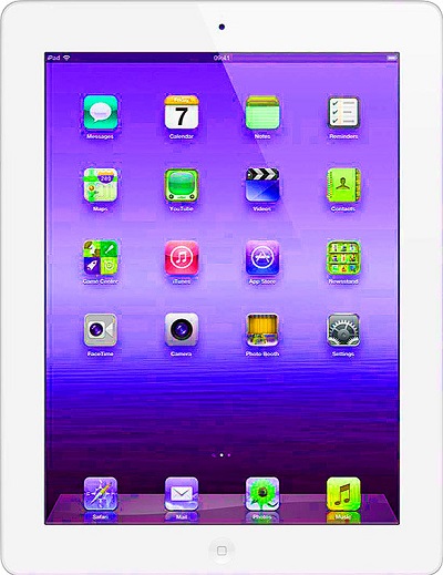 iPad displaying Apps.
