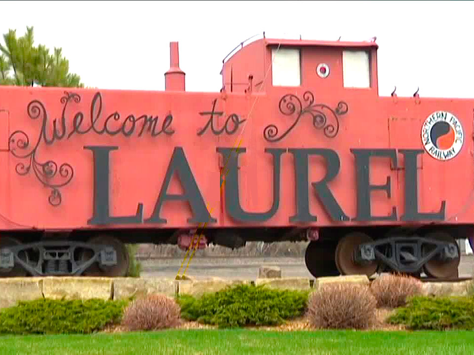 The Larel Caboose in Laurel, Montana.